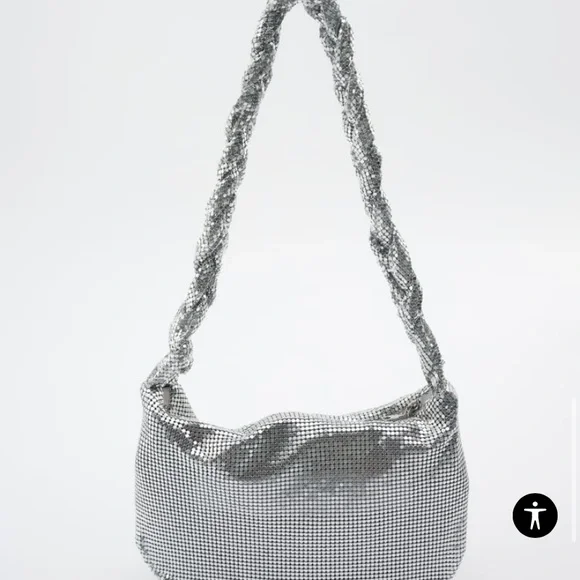 Zara sparkly shoulder bag - Picture 5 of 10